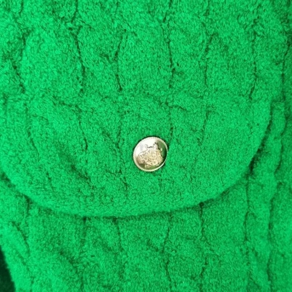 NWT JCREW Odette Cable-Knit Lady Sweater in Cotton Blend Bouclé - Picture 5 of 6